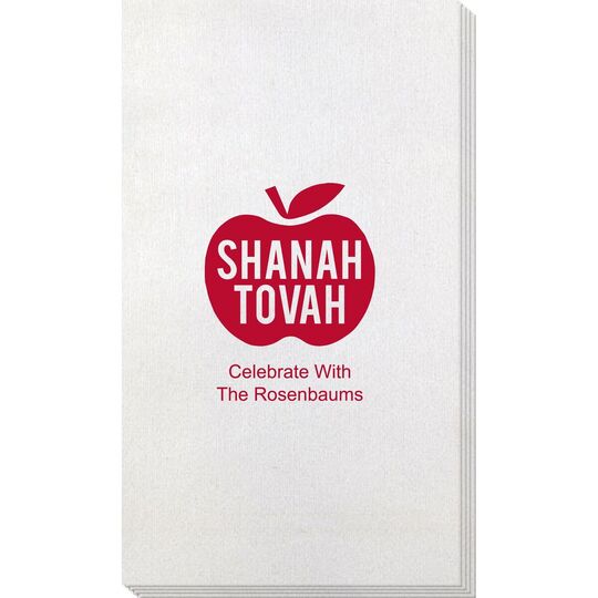 Shanah Tovah Apple Bamboo Luxe Guest Towels